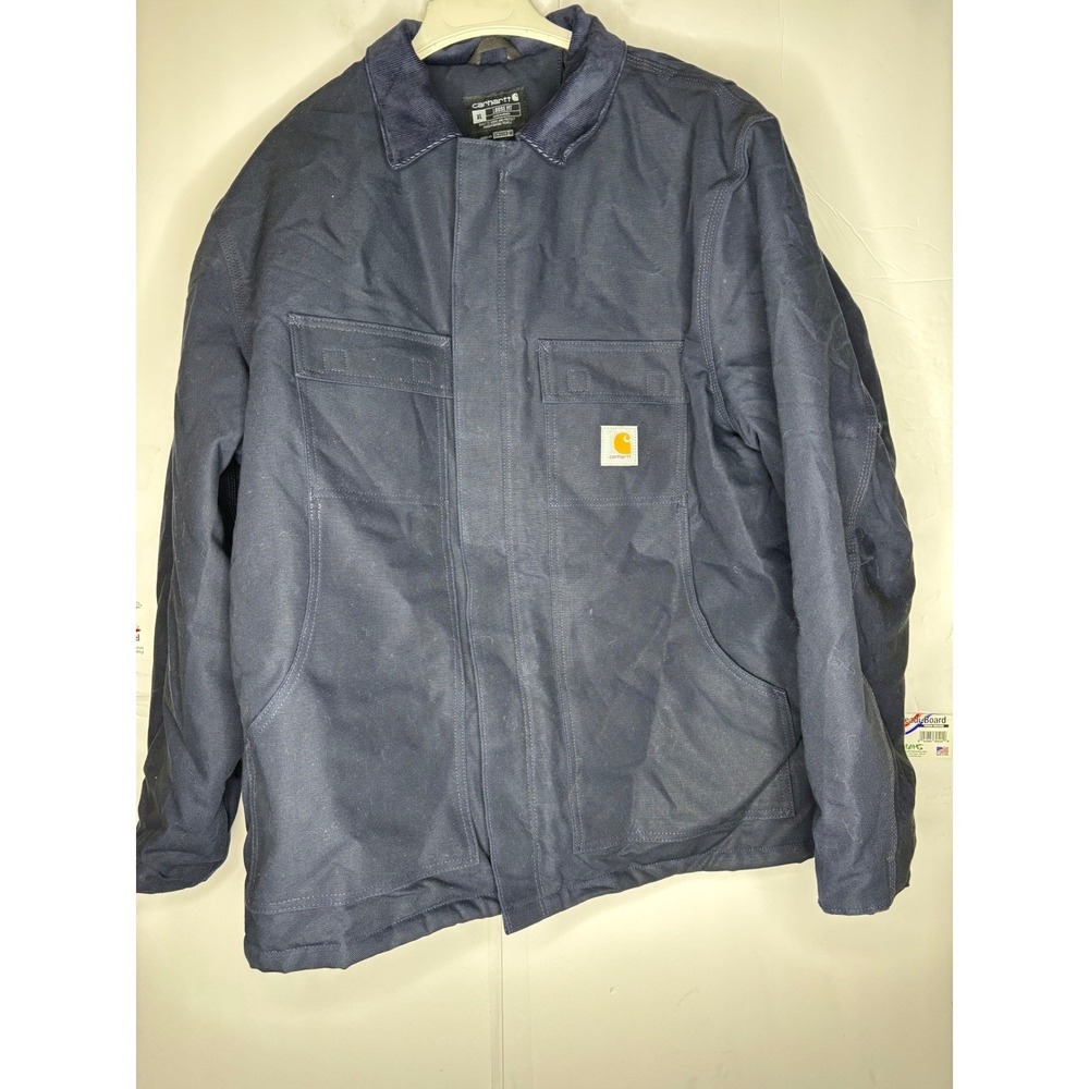 Carhartt C003-DNY Traditional Arctic Quilt Lined Jacket Mens XL Dark Navy Coat
